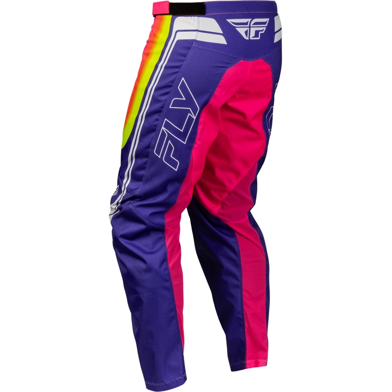 Pantalones de motocross FLY Racing F-16 Raze morado-rojo-amarillo