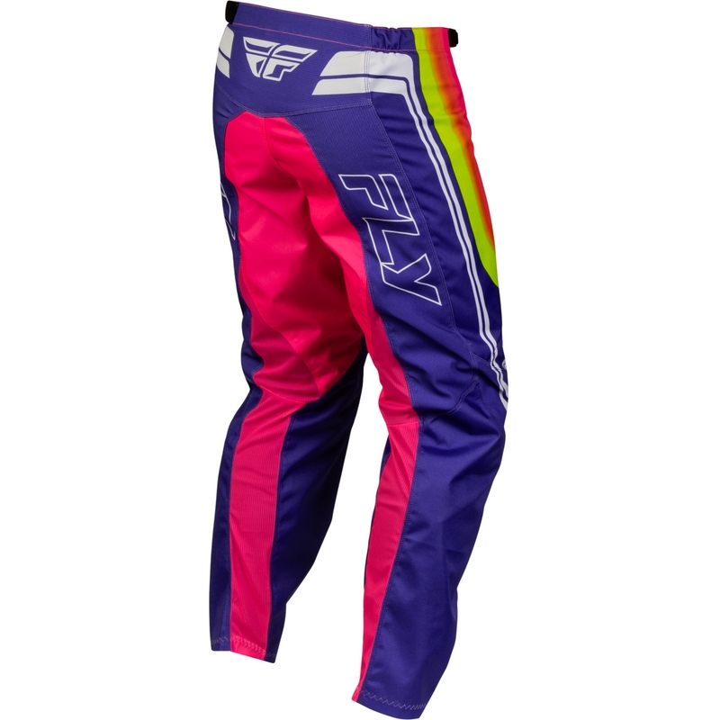 Pantalones de motocross FLY Racing F-16 Raze morado-rojo-amarillo