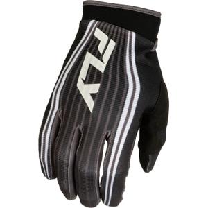Guantes de motocross para motocicleta FLY racing F-16 Lift blanco-negro