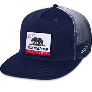 Gorra Alpinestars Cali Gradient Trucker azul y blanca