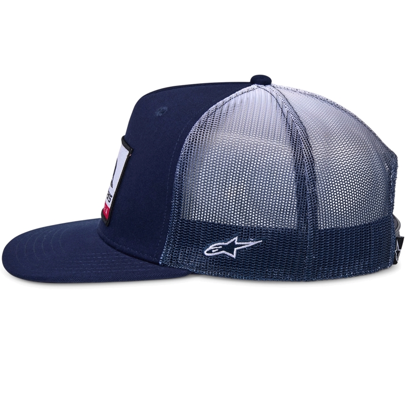 Gorra trucker Alpinestars Cali Gradient azul-blanco