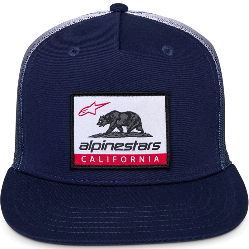 Gorra trucker Alpinestars Cali Gradient azul-blanco