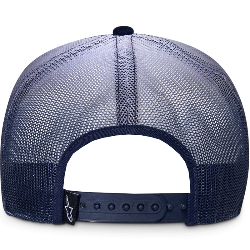 Gorra trucker Alpinestars Cali Gradient azul-blanco