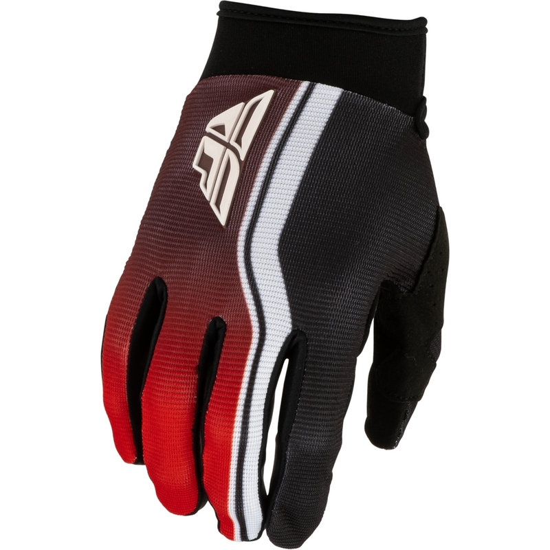 Guantes de motocross para motocicleta FLY Racing F-16 Raze negro-rojo-blanco