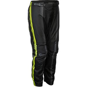 Pantalones de motocross para niños FLY Racing F-16 Raze negro-amarillo flúor