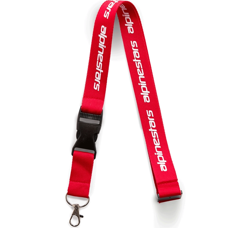 Cordón para llaves Alpinestars Linear rojo-blanco