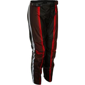 Pantalones de motocross para niños FLY Racing F-16 Raze negro-rojo-blanco