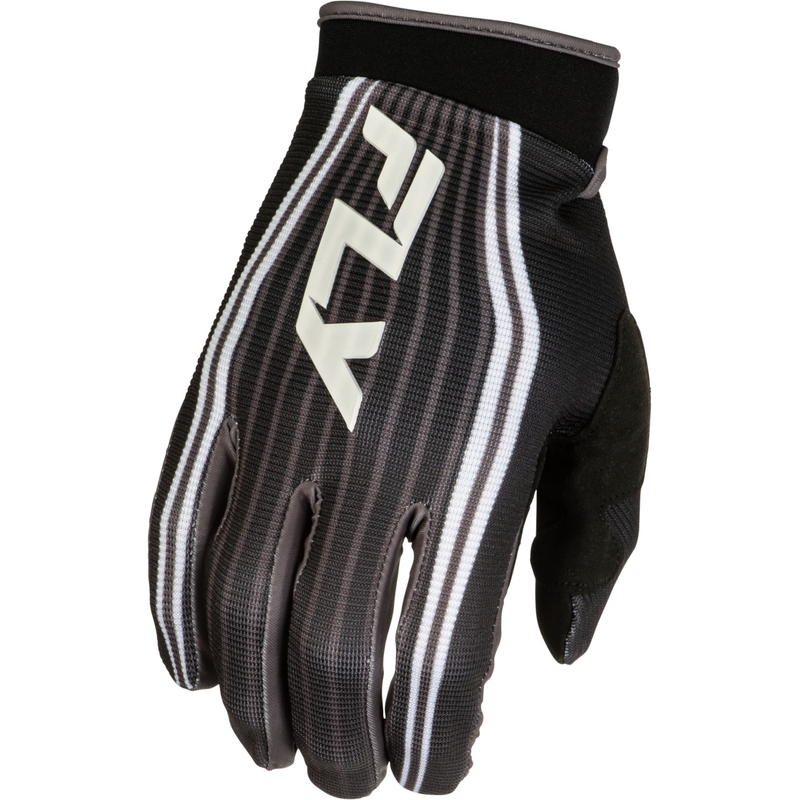 Guantes de motocross para niños FLY Racing F-16 Lift blanco-negro