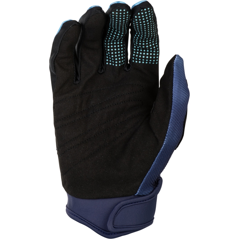 Guantes de motocross para niños FLY Racing F-16 Lift azul-azul-blanco