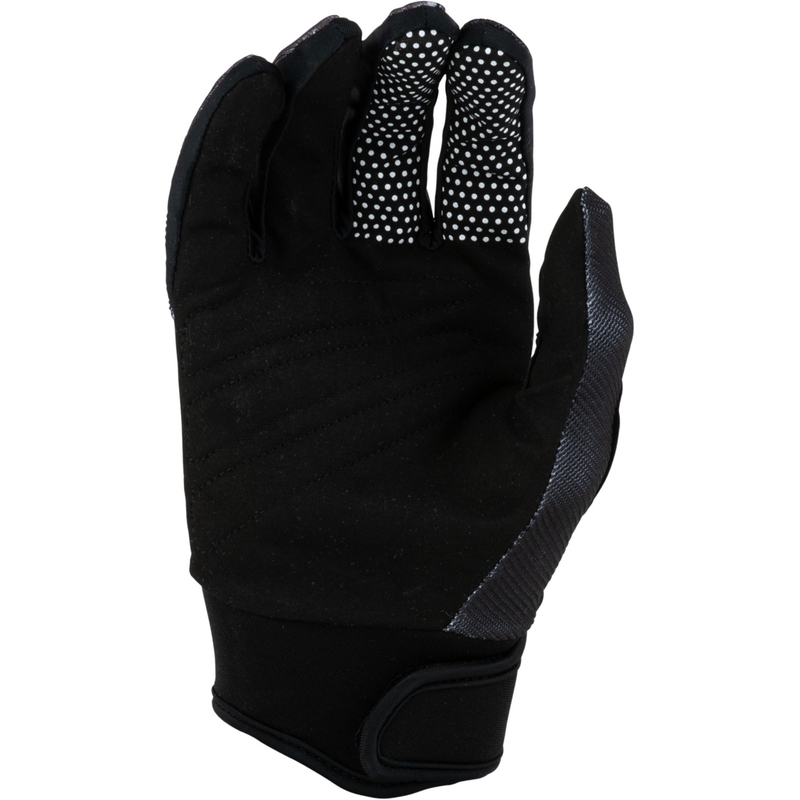 Guantes de motocross para niños FLY Racing F-16 Raze negro-gris