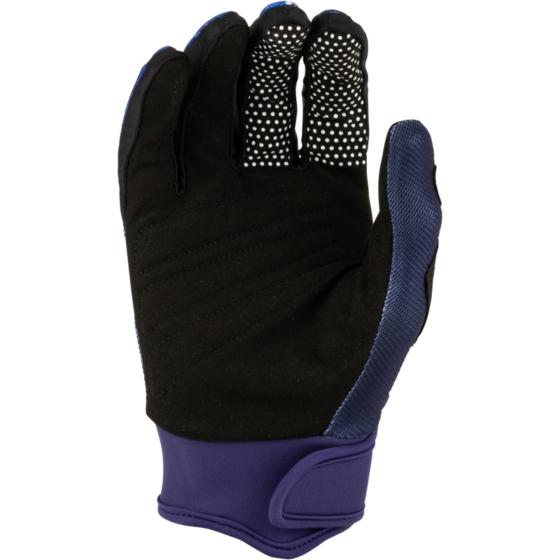 Guantes de motocross para niños FLY Racing F-16 Raze azul-azul-blanco