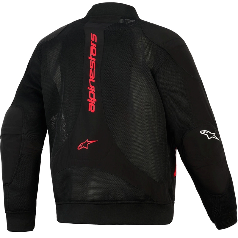 Chaqueta de moto Alpinestars Flight Air negra-roja
