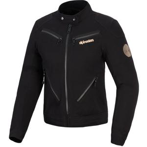 Chaqueta de moto Alpinestars Stella Grace para mujer, color negro.