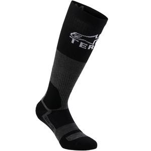 Calcetines Alpinestars AT 8 Merino gris-negro