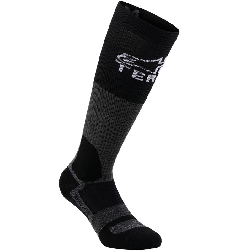 Calcetines Alpinestars AT 8 Merino gris-negro