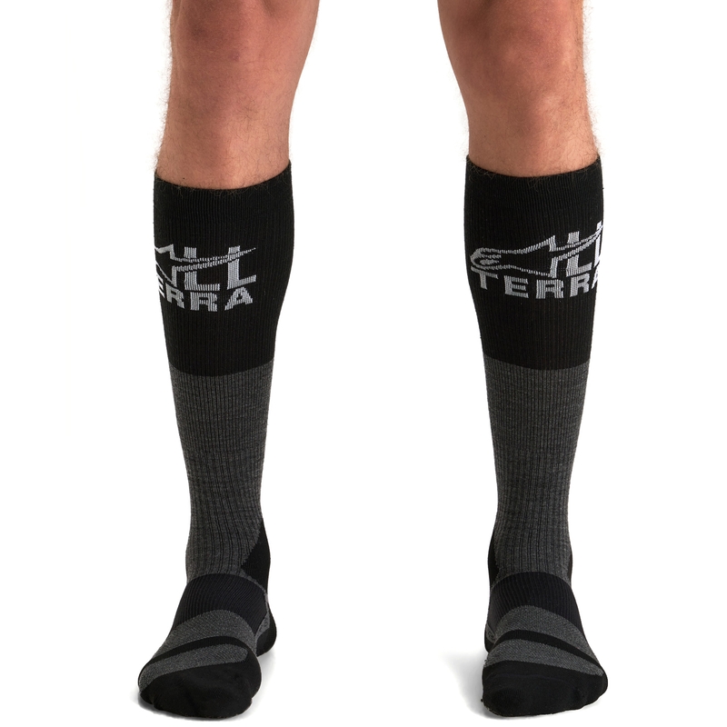 Calcetines Alpinestars AT 8 Merino gris-negro