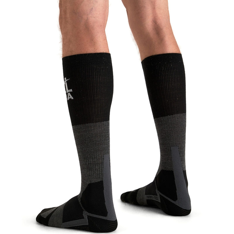 Calcetines Alpinestars AT 8 Merino gris-negro