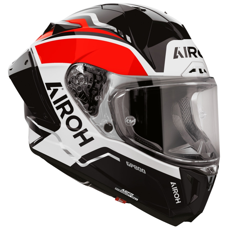 Casco integral de moto Airoh GP 800 Lane rojo