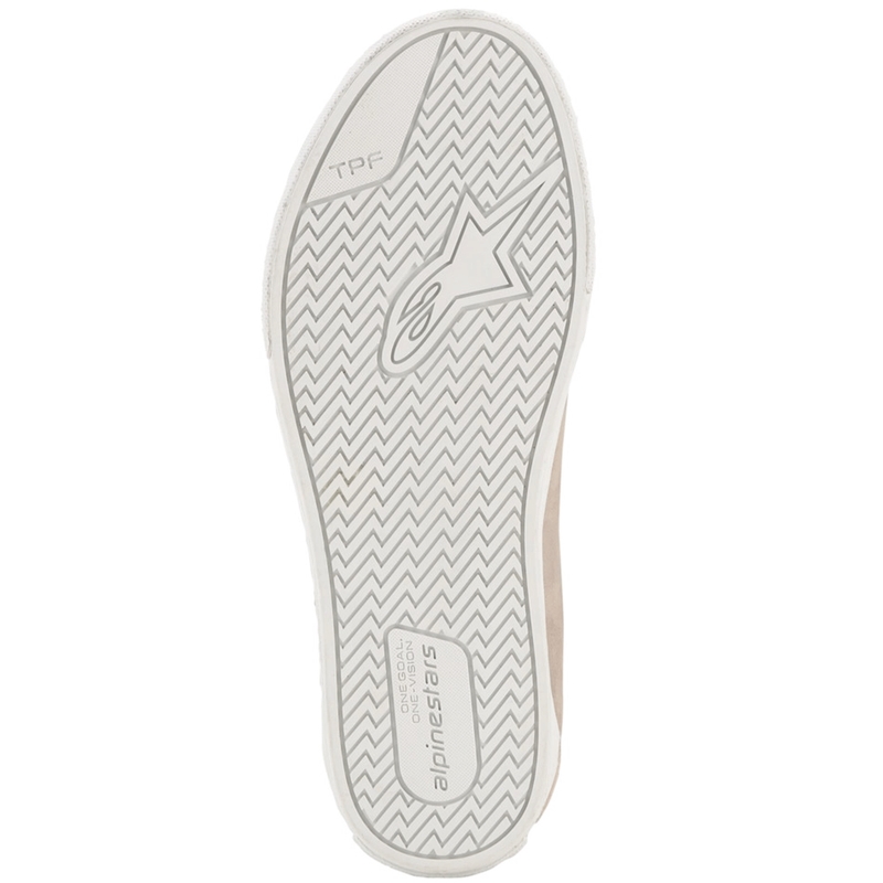 Botas de moto Alpinestars Ride-63 de cuero blanco