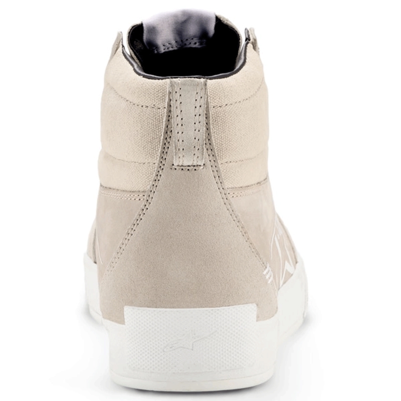 Botas de moto Alpinestars Ride-63 de cuero blanco