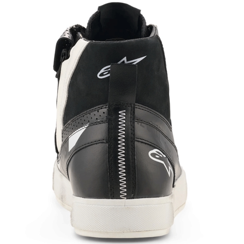 Botas de moto Alpinestars Stated Flair en blanco y negro