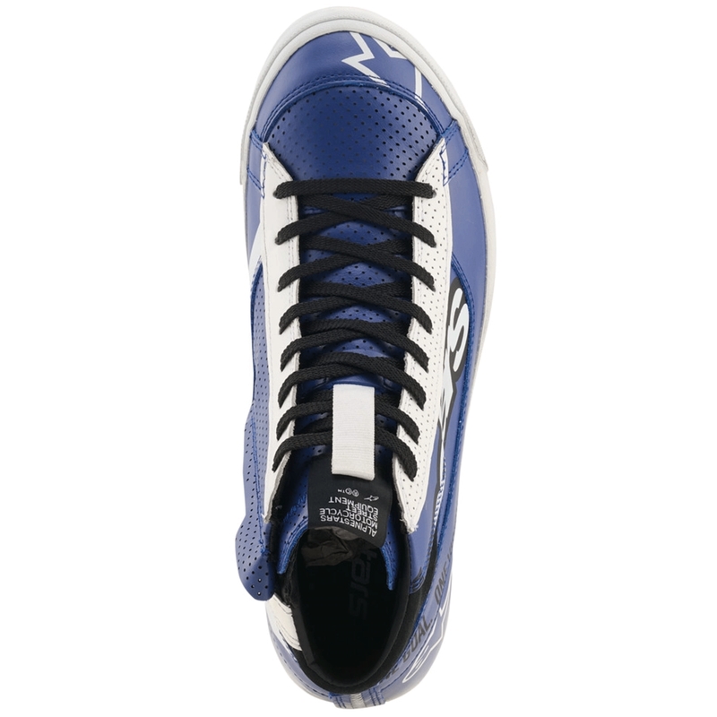 Botas de moto Alpinestars Stated Flair azul-blanco-negro