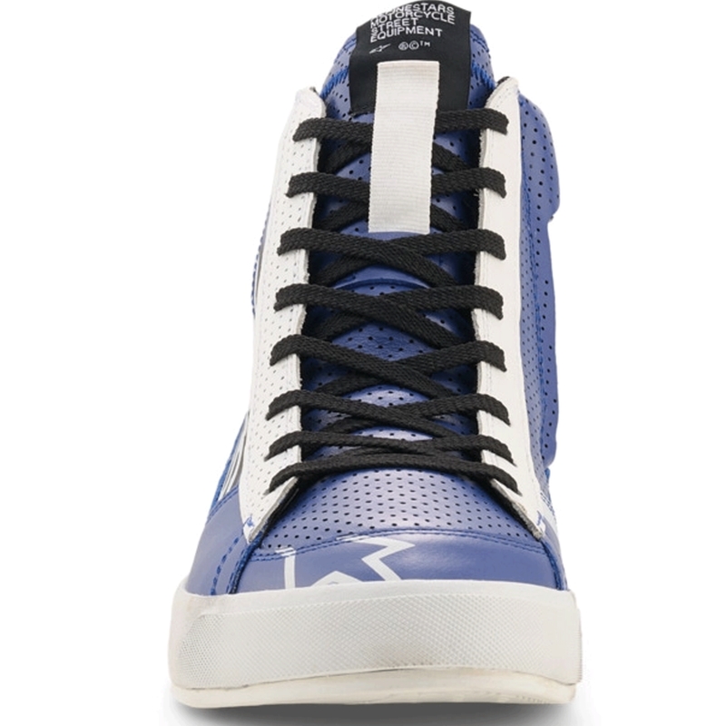 Botas de moto Alpinestars Stated Flair azul-blanco-negro