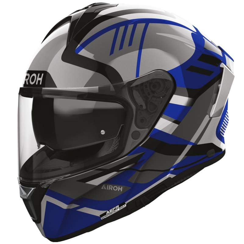 Casco integral de moto Airoh Spark 2 Luma azul