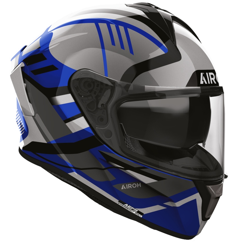 Casco integral de moto Airoh Spark 2 Luma azul