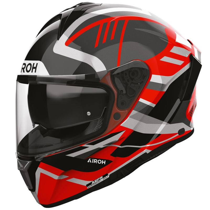 Casco integral de moto Airoh Spark 2 Luma rojo