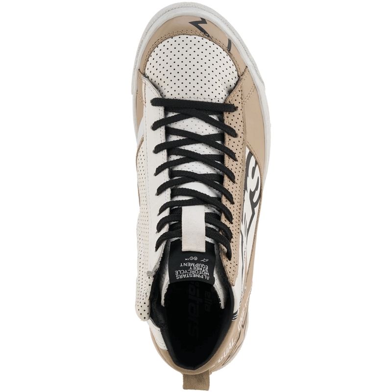 Botas de moto Alpinestars Stella Stated Flair para mujer, color gris-blanco