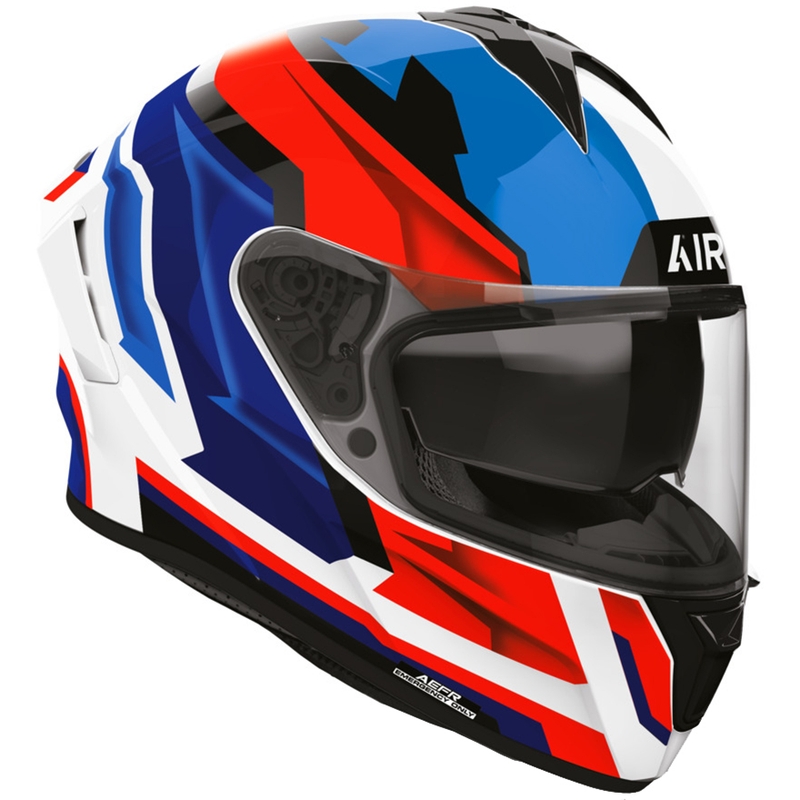 Casco integral de motocicleta Airoh Spark 2 Blade azul-rojo