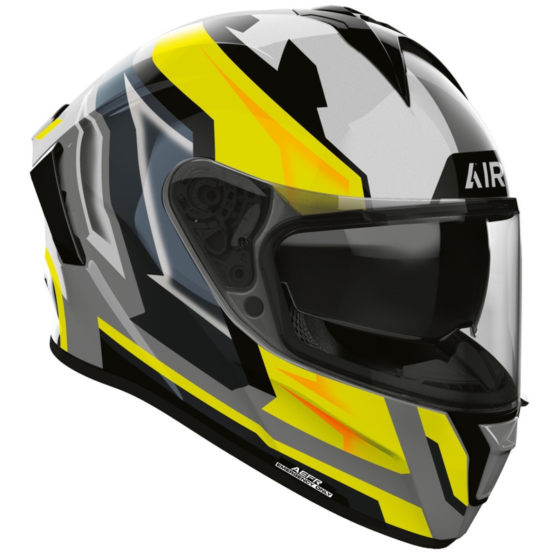 Casco integral de motocicleta Airoh Spark 2 Blade amarillo