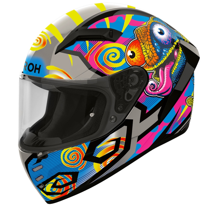 Casco integral de motocicleta Airoh Connor Chameleon multicolor