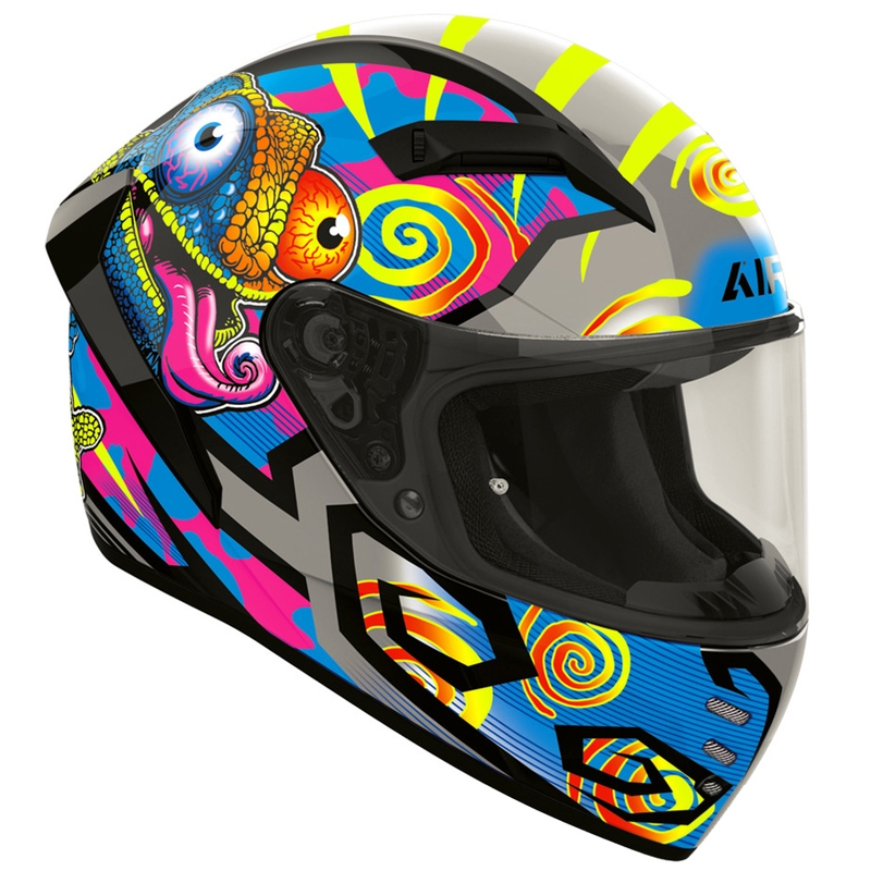 Casco integral de motocicleta Airoh Connor Chameleon multicolor