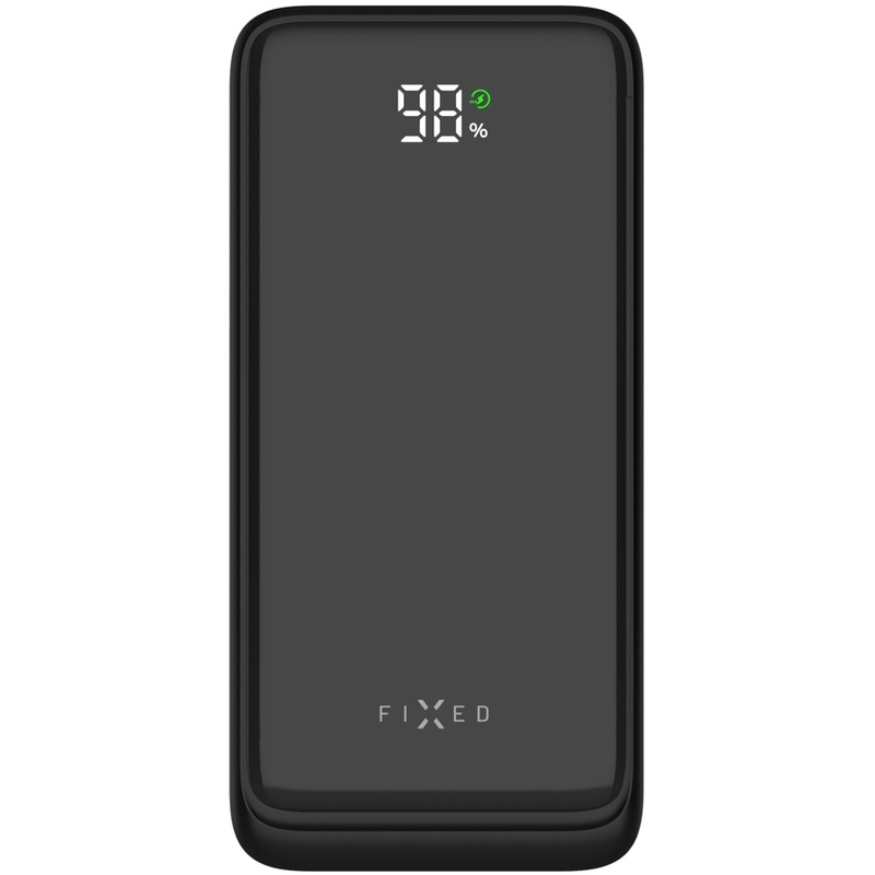 Powerbank fijo Zen2 30 de 30.000 mAh PD 20 W con pantalla LCD, color negro.