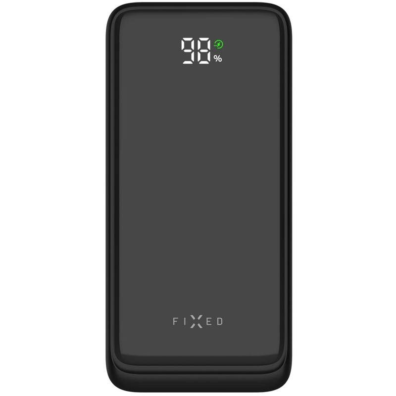 Powerbank fijo Zen2 10 de 10.000 mAh PD 20 W con pantalla LCD, color negro.