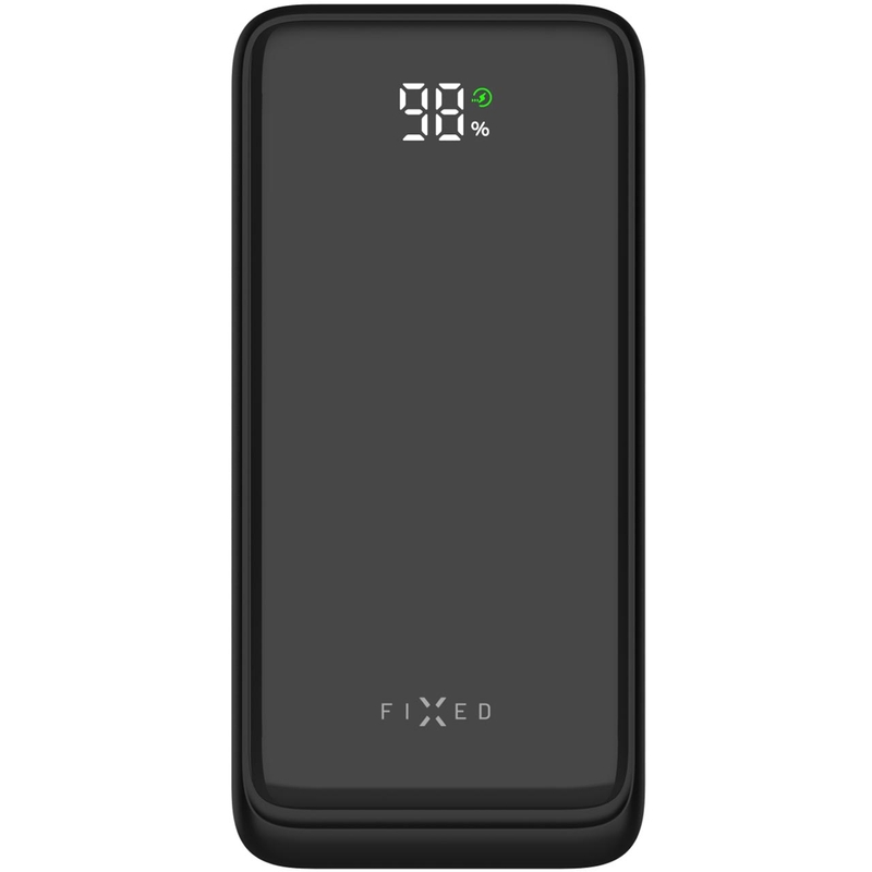 Power bank FIXED Zen2 20 de 20.000 mAh PD de 20 W con pantalla LCD negra