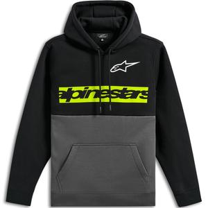 Sudadera con capucha Alpinestars Parallel negra-gris