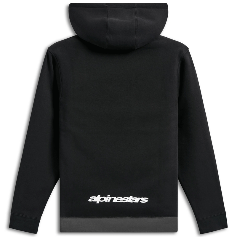 Sudadera con capucha Alpinestars Parallel negra-gris