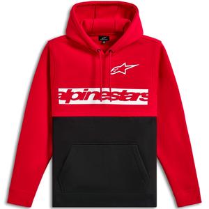Sudadera con capucha Alpinestars Parallel roja y negra