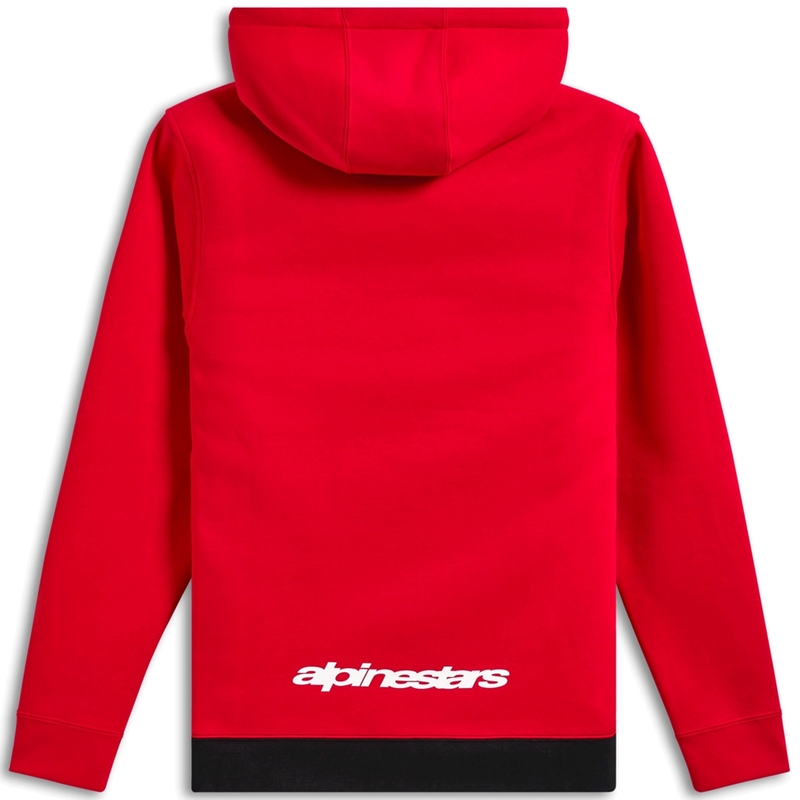 Sudadera con capucha Alpinestars Parallel roja y negra