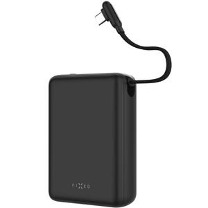 Power bank FIXED Zen 20 Loop de 20.000 mAh y 40 W con pantalla LCD, color negro.