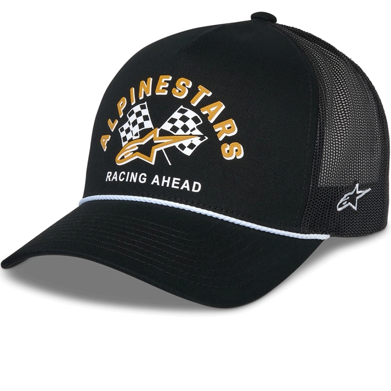 Gorra trucker Alpinestars Finisher negra-negra
