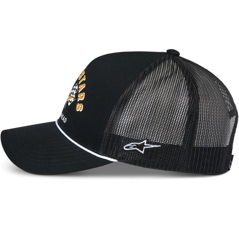 Gorra trucker Alpinestars Finisher negra-negra