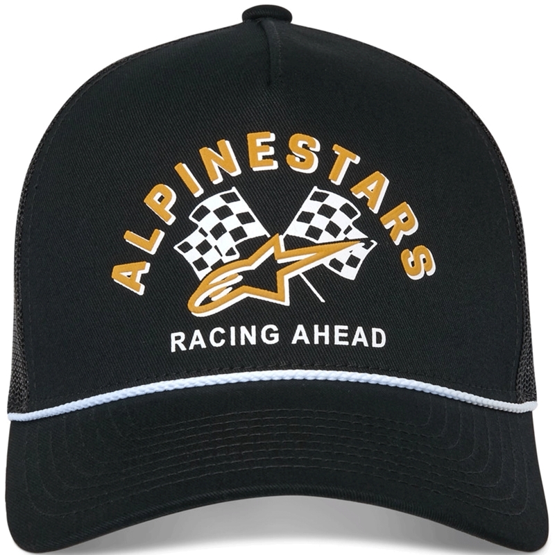 Gorra trucker Alpinestars Finisher negra-negra