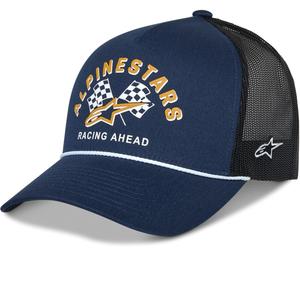 Gorra trucker Alpinestars Finisher azul-negro