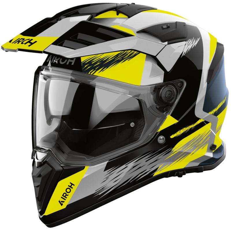 Casco de moto Enduro Airoh BADX-X Airspeed amarillo