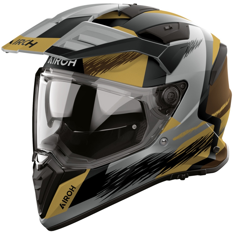 Casco de moto Enduro Airoh BADX-X Airspeed color arena mate