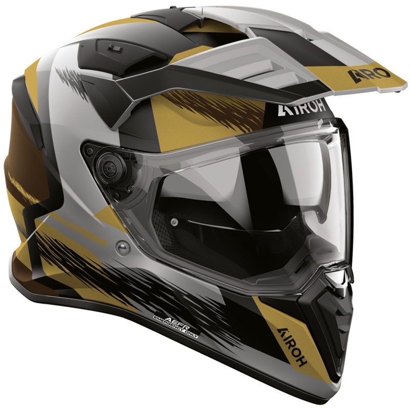 Casco de moto Enduro Airoh BADX-X Airspeed color arena mate